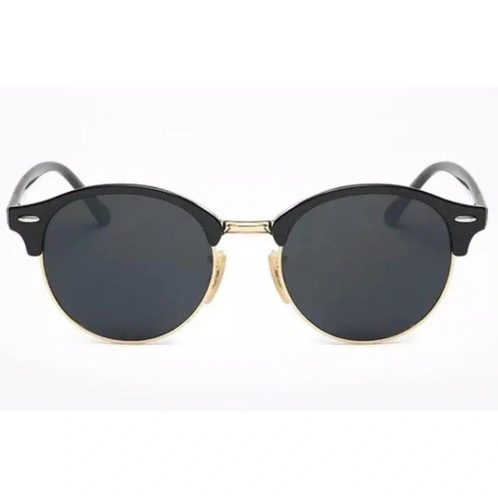 Classic Club Round Sunglasses Smoke / Black - Picture 2 of 9